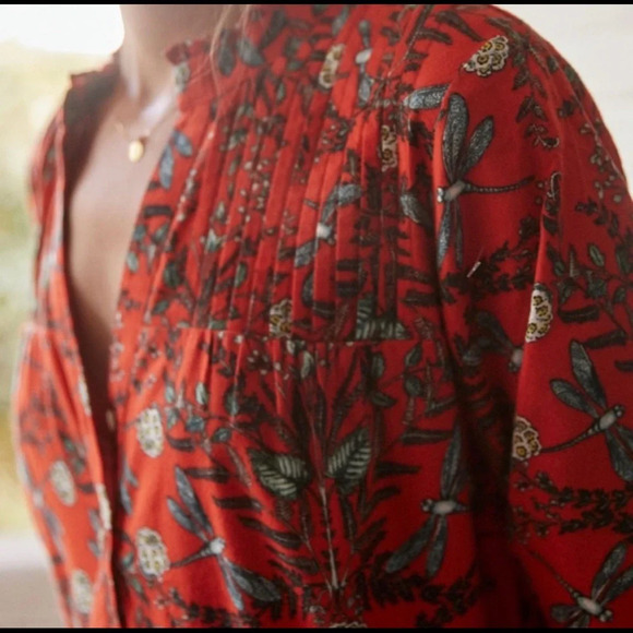 Anthropologie Kelly Louise Judd Whimsical Flannel Sleep Dress - Picture 3 of 9